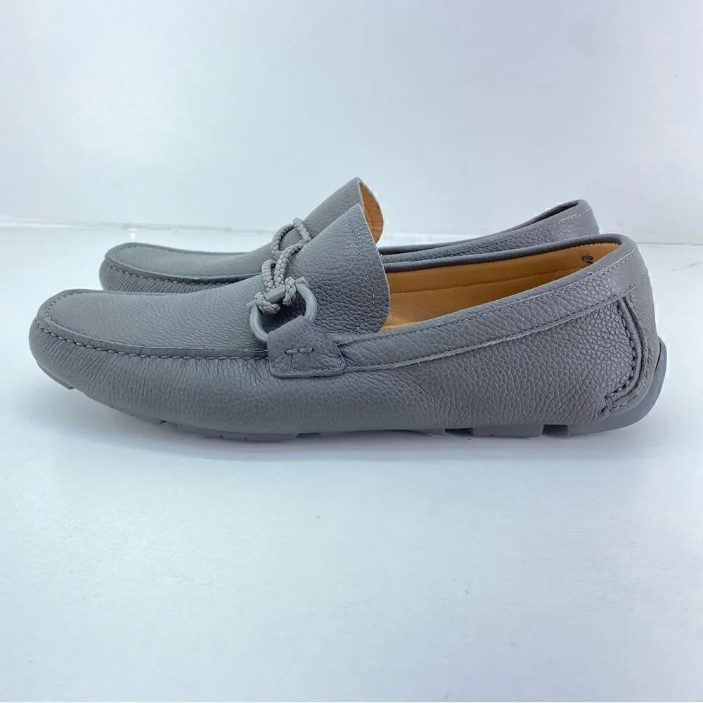 Salvatore Ferragamo Men’s Drive Gancini-buckle leather loafers